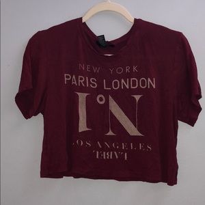 Forever 21 maroon Shirt